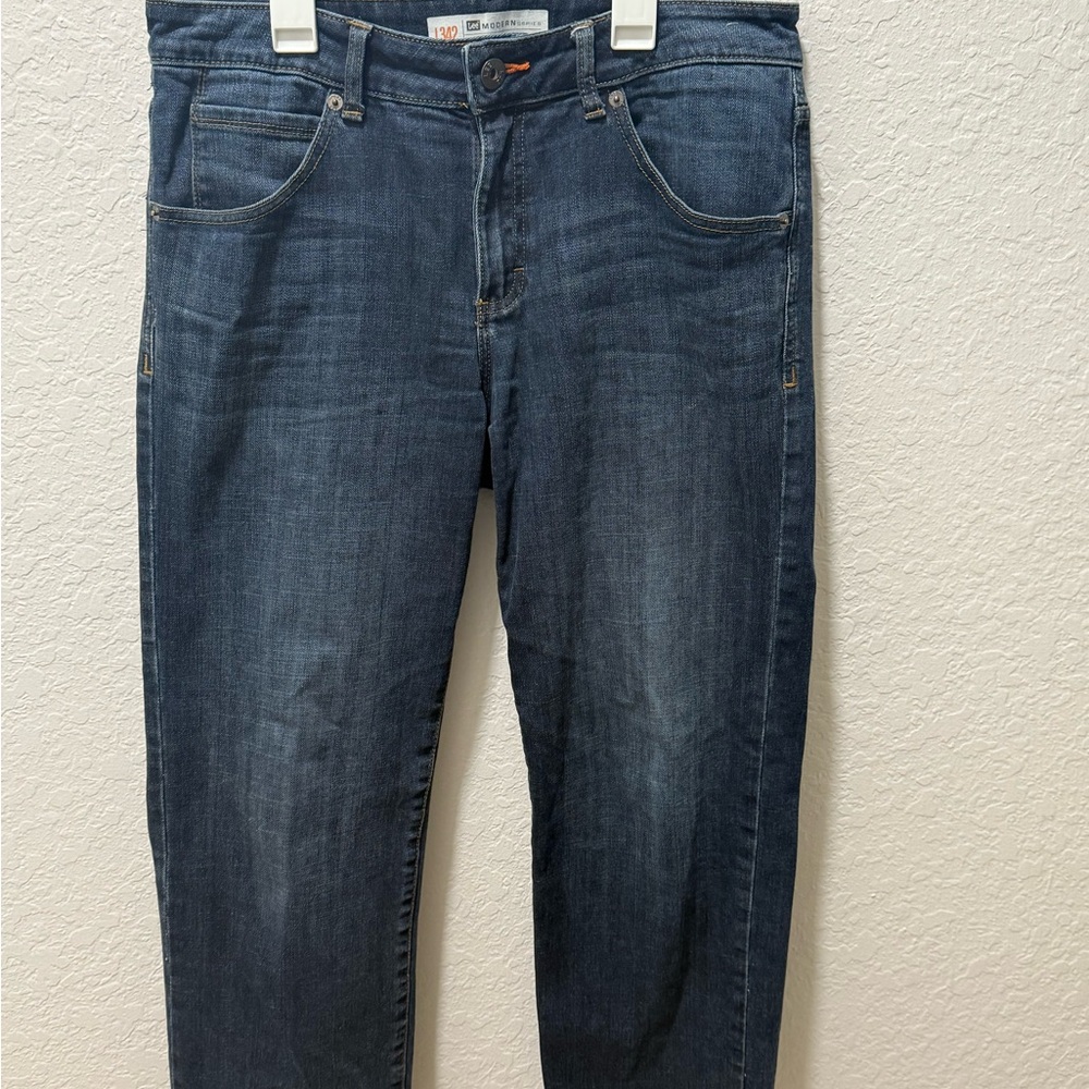 Lee Men's Dark Blue Straight Jeans